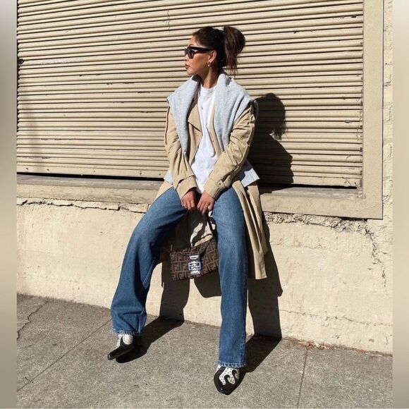 Boyish NWT Maxwell Trench Coat in The Crowd - Picture 5 of 14